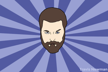 Travis As a Cartoon - Trace Method